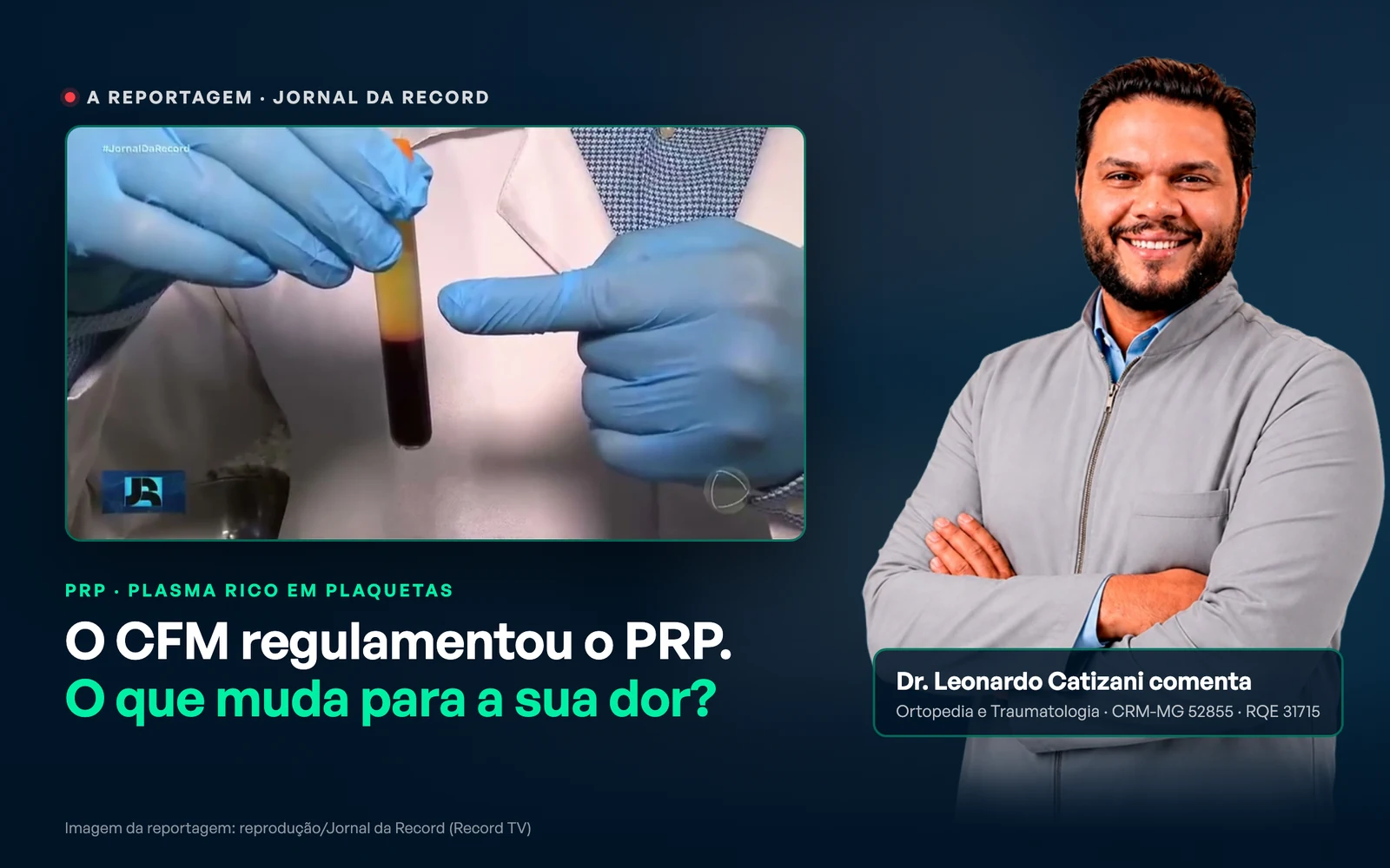 O CFM regulamentou o PRP: o que muda para quem tem dor nas articulações